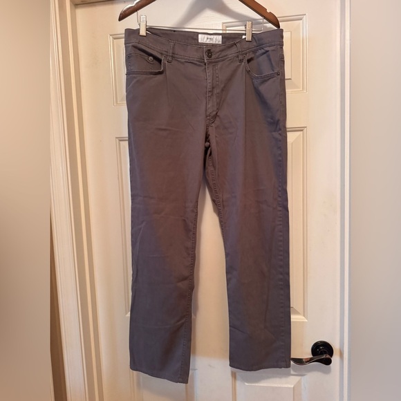 Men's Brax Feel Good Cooper Fancy Gray Pants - Picture 12 of 16
